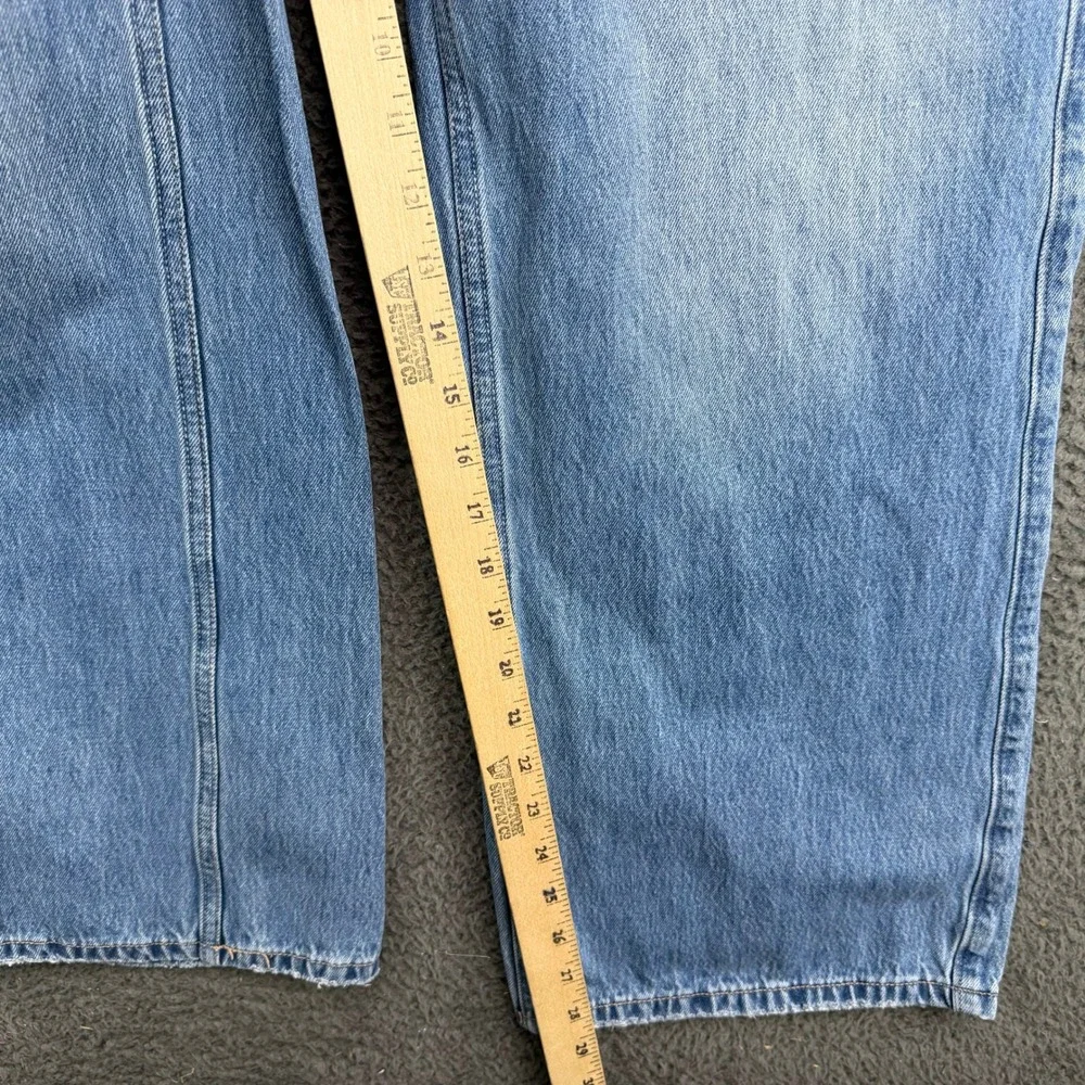 Hollister Low Rise Baggy Jeans Womens 4R W27 Light Wash Blue Denim Wide Leg